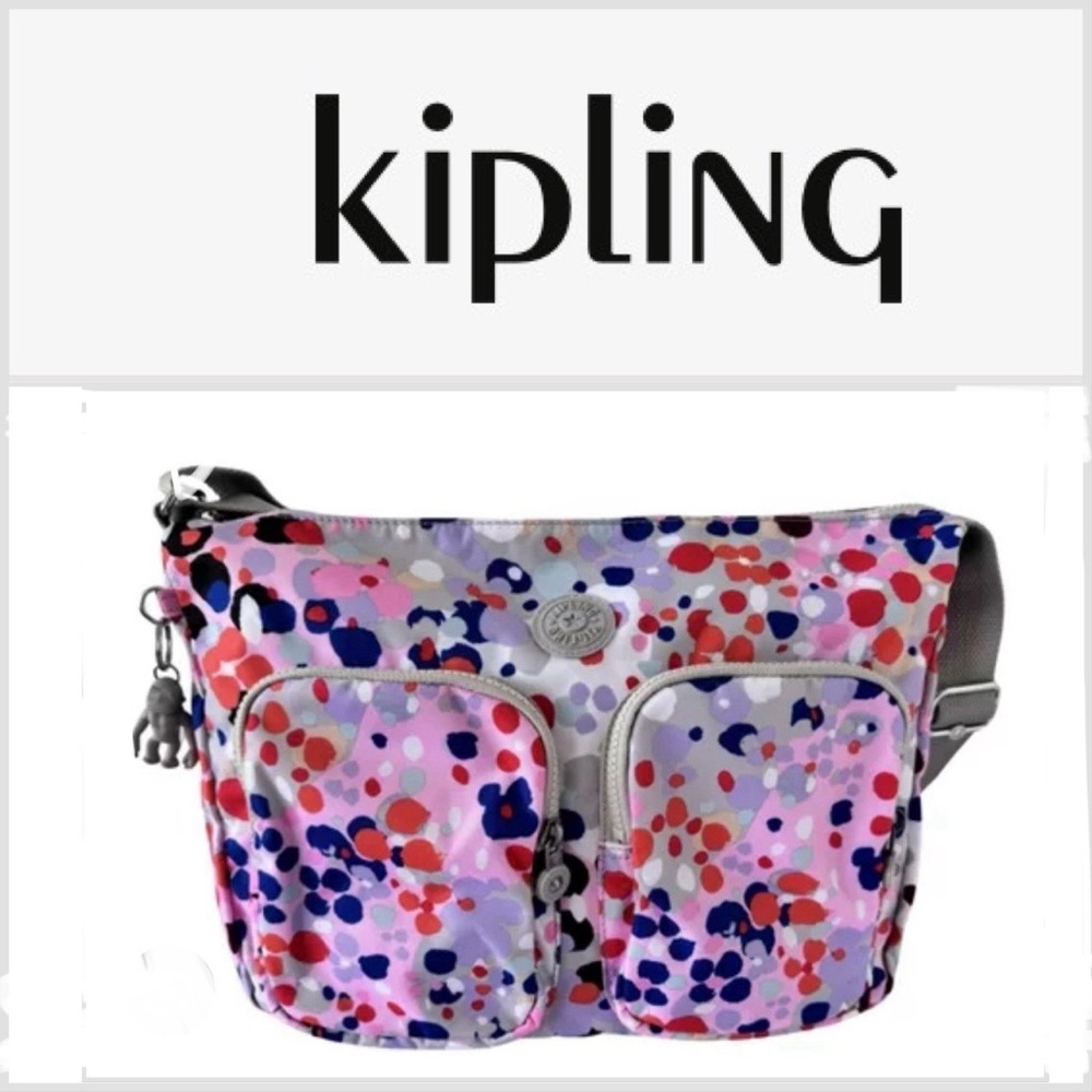 🆕KIPLING CROSSBODY BAG /SIDNEY DOTTY SPLASH